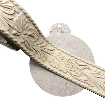 WoodUBend Trim WUB0119IE 208x6.2cm Heat Bendable & Flexible Wood Trims - DIY Craft, Furniture & Home Decor - Easy to Apply & Paint - Versatile, Reusable & Durable - size: 208x6.2cm
