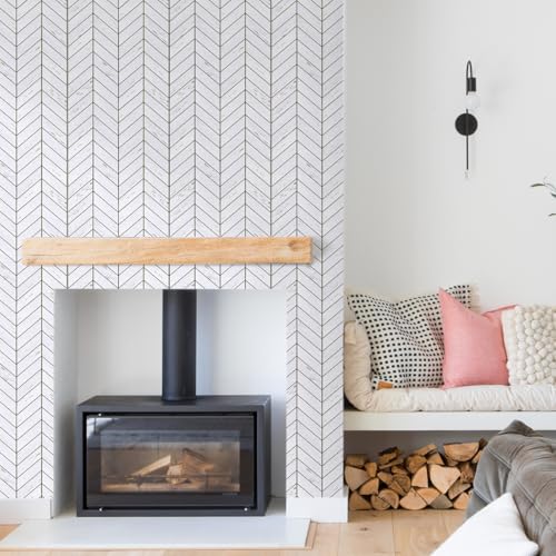 Commomy 3D Faux Wood Peel and Stick Wall Tiles 10 Pcs 11.8" x 11.8" - color: Wood-U