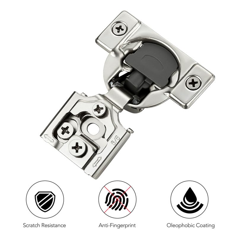 Ravinte 5/8 Inch Overlay Soft Close Hinge Kitchen Cabinet Hinges 2 Pack - size: 5/8 inch Overlay