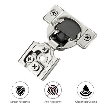 Ravinte 5/8 Inch Overlay Soft Close Hinge Kitchen Cabinet Hinges 2 Pack - size: 5/8 inch Overlay