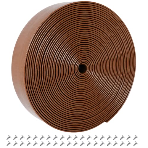 Vinyl Straps for Patio Chair Repair Kit 2'' Wide 40 Ft Long Replacement Straps + 40 Free Rivets for Outdoor Lawn Furniture Chaise Lounge Repair (Brown) - color: Brown, size: 40 Ft strap + 40 rivets