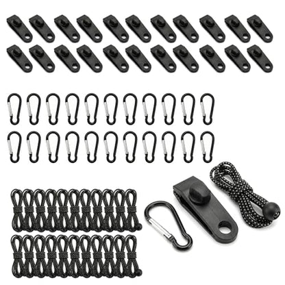 66 Pcs Tarp Clips Set