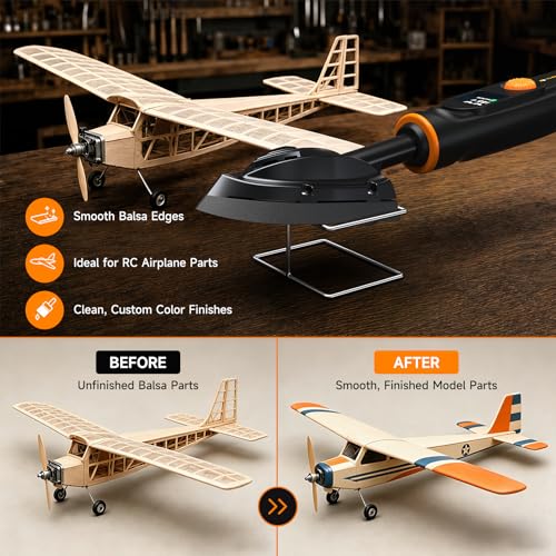 Digital Edge Banding Iron with LCD Screen | Extra-Long 8.2 ft Cord | Adjustable Temperature for Woodworking, Veneer & Crafts, RC Hobbies