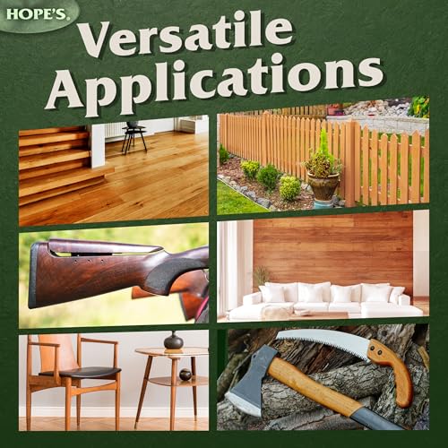 Hope's 100% Pure Tung Oil, Natural Food Safe Wood Finish & Sealer 128 Fl Oz