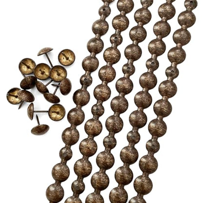10Meters Upholstery Tacks Strips/Nailhead Trims(L:16mm Antique) - color: Antique, size: 16mm