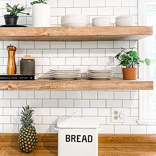 STICKGOO 10-Sheet Peel and Stick Subway Tile, Stick on Tiles Backsplash for Kitchen & Bathroom in White (Thicker Design) - color: White