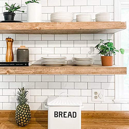 STICKGOO 10-Sheet Peel and Stick Subway Tile, Stick on Tiles Backsplash for Kitchen & Bathroom in White (Thicker Design) - color: White