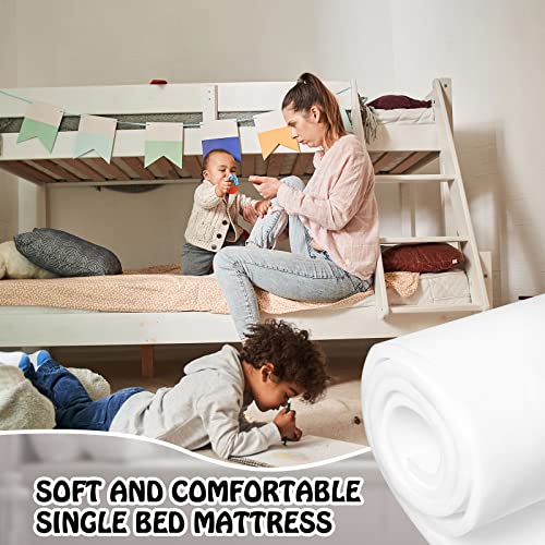 Amylove 1 Pack Upholstery Foam Sheet, 1/2" X 24" X 72", White - color: White, size: 1/2" X 24" X 72"