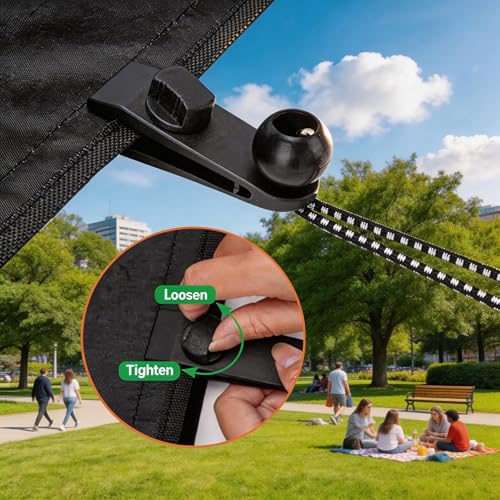 66 Pcs Tarp Clips Set