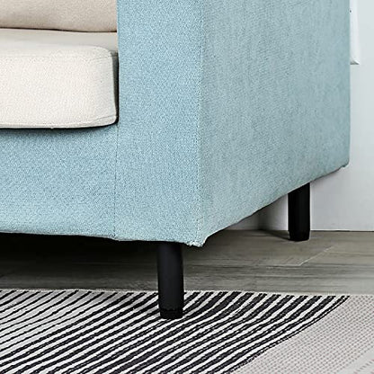 Yidi Metal Furniture Legs 4 Inch DIY Coffee Table Furniture Bench Industrial Cast Coffee Table Legs,Black 4PCS(4" Hx2 W) - color: 7black
