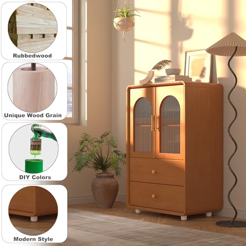 2 Inch Short Unfinished Wooden Furniture Legs Set of 4, Solid Wood Cylindrical Small Table Legs, Chair Legs, Sofa Legs, Cabinet Legs, Couch Legs, DIY Replacement Feet (Natural Wood, Unpainted) - color: Unfinished, size: 2 Inch