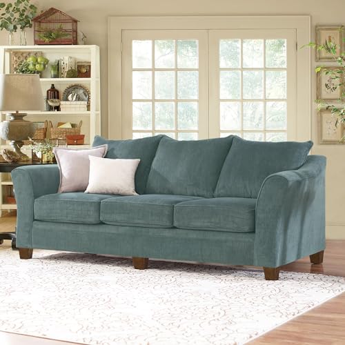 Wood Furniture Legs Sofa Legs Pack of 6 Square Couch Legs Mid-Century Modern Replacement Legs for Armchair Recliner Coffee Table Dresser Sideboard (3 inch (6pcs)) - size: 3 inch (6pcs) Standard (With hanger bolt)