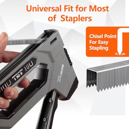 9/16 Inch Length Heavy Duty T50 Staples 304 Stainless Steel 1340 Pcs - size: 9/16 Inch 1340-Count