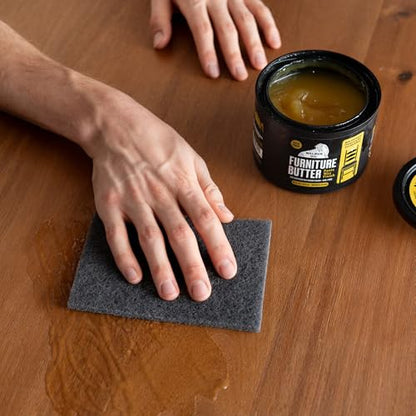 Walrus Oil - Furniture Butter, Paste Wax Wood Finish. 100% Natural, VOC-Free. 8 oz
