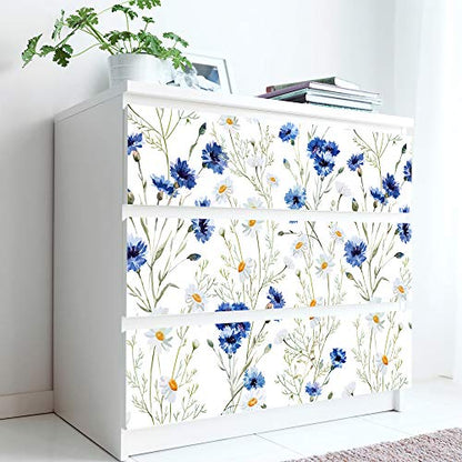 Self-Adhesive Dresser Sticker, Peel and Stick Furniture Stickers/Decals, Removable Furniture Skin (009, MALM)… - color: Md009, size: MALM