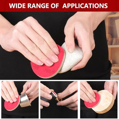 Shinboc 20 PCS 3 Inch Sanding Sponge 600 Grit, Hook and Loop Sanding Disc - style: 600 Grit
