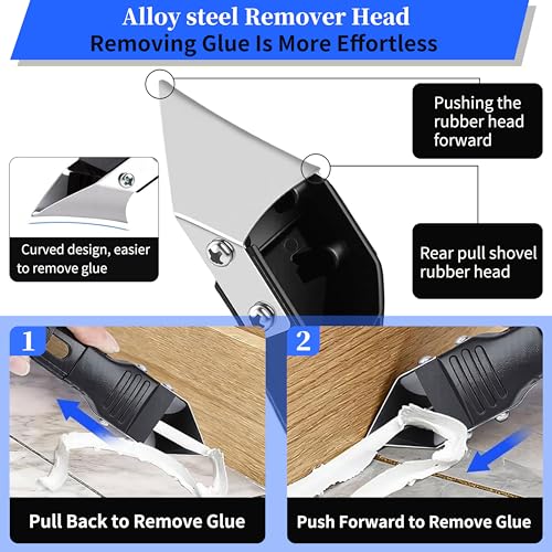 3-in-1 Silicone Caulking Tool Kit, Sealant Finishing & Scraper