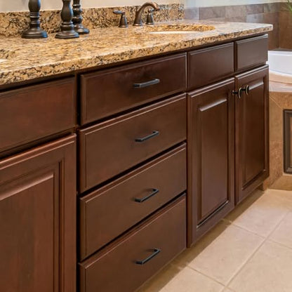 3 Inch Brushed Bronze Cabinet Pulls Kitchen Handles 10 Pack 3126 - color: Brushed Bronze, size: 3 In Hole Distance