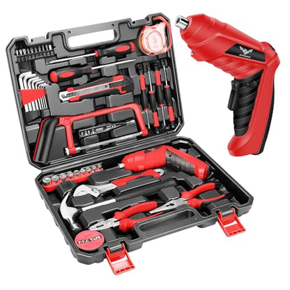JENABOM 3.6V Cordless Electric Screwdriver Set, Home Tool Set