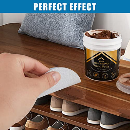 Deuvuo Walnut Wood Filler, Walnut Wood Putty Filler - Our Wood Grain Filler Offers a Quick and Lasting Fix for Any Damage or Flaw - Paintable, Stainable, Sandable & Quick Drying - 9.87 Ounce - color: 9.87oz Walnut
