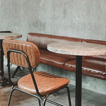Marine Vinyl Fabric Waterproof Leather Material 55"×288" Brown ﻿ - color: Brown, size: 55"W x 288"L