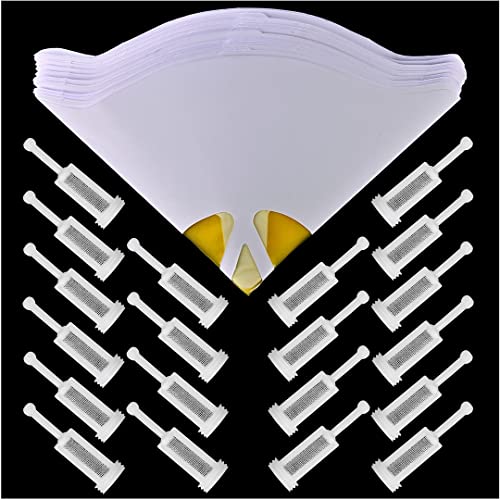 20 Gravity Spray Gun Filters Fine Mesh & 190 Micron Filter Paint Strainers