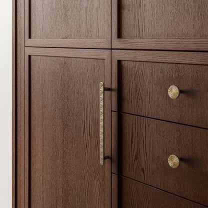Goo-Ki 7-1/2 Inch（192mm） Hole Centers Luxurious & Sturdy Zinc Alloy Cabinet Handls,Antique Brass Cabinet Pulls for Kitchen,Drawer,Cupboard & Wardrobe,6 Pack - color: Antique Brass, size: 7.6 inch (192 mm) Hole Centers, style: Pulls With No Backplate