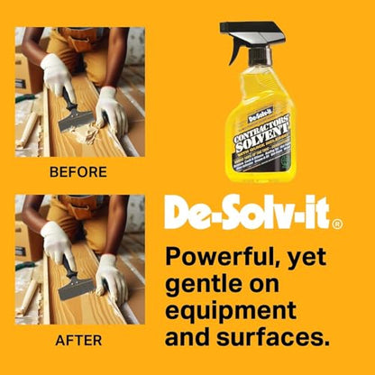 Orange-Sol De-Solv-it® Pro Contractors Solvent™, Versatile Adhesive Remover Spray, 12-Ounce, 1-Pack