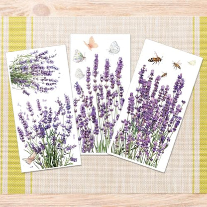 PLIGREAT 3 Sheets Lavender Rub on Transfers for Crafts and Furniture, Rub on Decals Flower Furniture Transfer Stickers for DIY Fridge Door Table Decoration Home Decor Transfer Paper - style: Purple Lavender