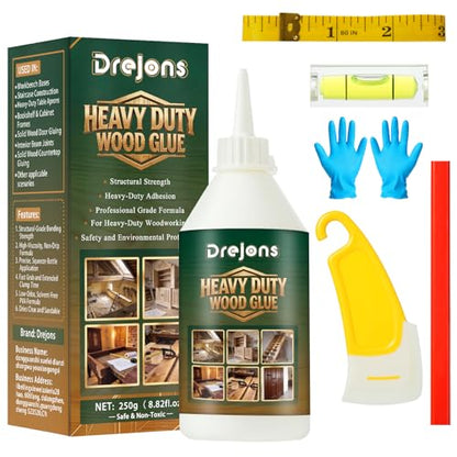 Wood Glue for Furniture Heavy Duty 8.45 fl.oz Strongest Wood Glue