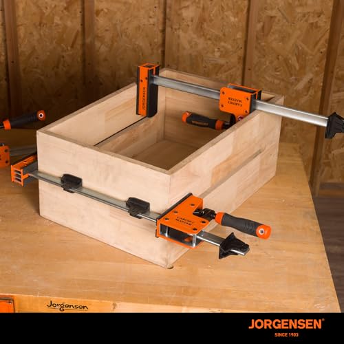 JORGENSEN 18-Inch Parallel Jaw Bar Clamps, 2-Pack Cabinet Master Bar Clamps - size: 18 Inch