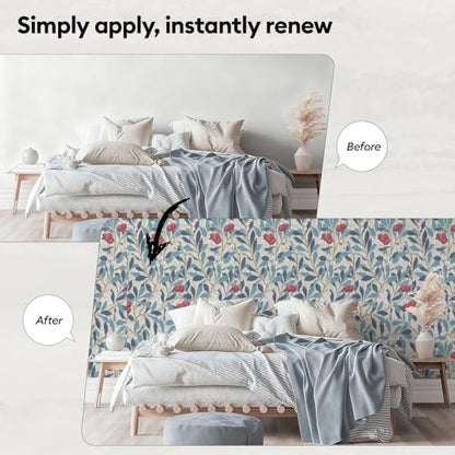 17"x78.7" Peel and Stick Wallpaper Renter Friendly-Pomegranate Fruit - color: Pomegranate Fruit, size: 17" x 78.7"