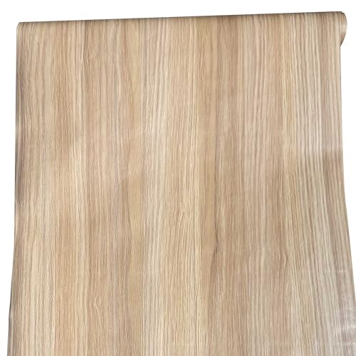 Self Adhesive Thicker Wood Grain Shelf Liner Cabinets Countertop Table Desk Furniture Removable Wall Paper for Kitchen Bathroom Cabinets Table Furniture Decor 15.7x117 Inches - size: 15.7"W x 117"L