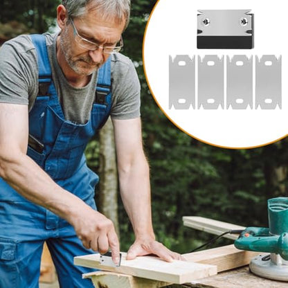 Edge Banding Trimmer with 4 Replacement Blades, Veneer Edge Cutter Planer