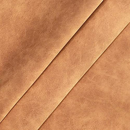 XHT 30 x 135 cm Suede PU Faux Leather Fabric, Soft Smooth Crafts Synthetic Fabric for DIY Handicraft Wallets Bags Making, Dark Brown - color: Dark Brown