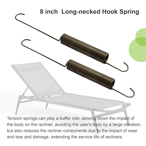 8-inch Locking or Tension Spring for Recliners-Recliner Mechanism Assist