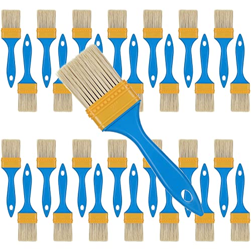 Acrux7 40 Pack 2 Inch Chip Brush, Paint Brushes Bulk, Plastic Handle Painting Brushes, Stain Brushes for Painting, Refinishing Furniture, Fences and Wall, DIY Projects