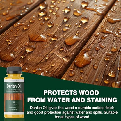 Pure Linseed Oil Wood - Linseed Oil for Wood Finishing - 5.3 oz - color: Light Yellow