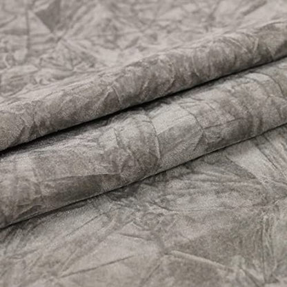 Fashion Fabrics LLC Silver Gray Crush Velvet Flocking Upholstery Drapery Fabric - Sold By The Yard - 60" - color: Silver Gray