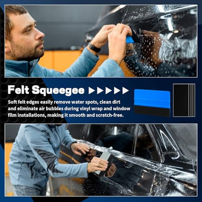 Arayker Car Window Tint Installation Tools Kit Window Film Tinting Kit - size: CWT21
