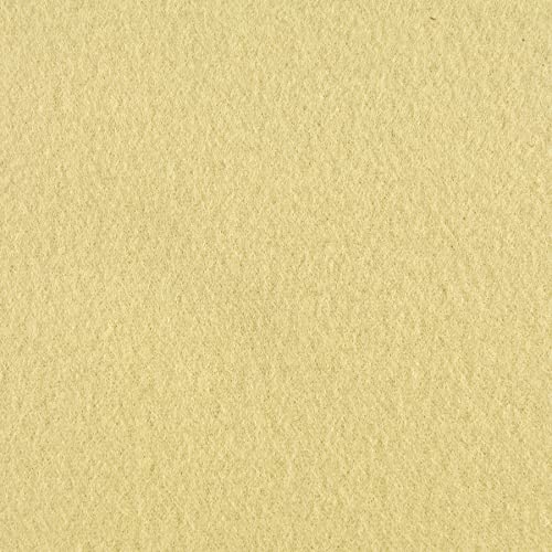 Polar Fleece Solid Light Yellow, Fabric by the Yard - color: Light Yellow