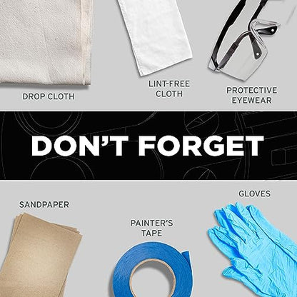 Rust-Oleum 2X Automotive Enamel 5-in-1 Spray Paint, Ultra Matte Black - color: Ultra Matte Black, size: 12 Ounce (Pack of 6)