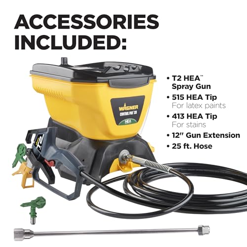 Wagner Spraytech Control Pro 130 Extension Kit HEA Sprayer, 515 & 413 Tips - size: Control Pro 130 Kit