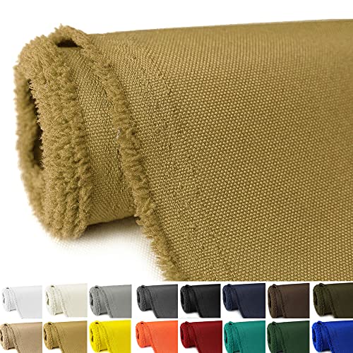 Waterproof Upholstery Fabric by the Yard 600D Oxford, Sand Yellow - color: Sand Yellow, size: 1 Yard 36" x 58"