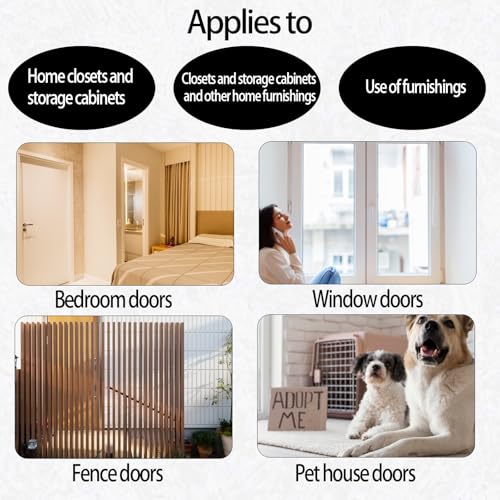 6 Pcs Small Hinges for Cabinet Doors Black Hinges Butt Cabinet Hinge