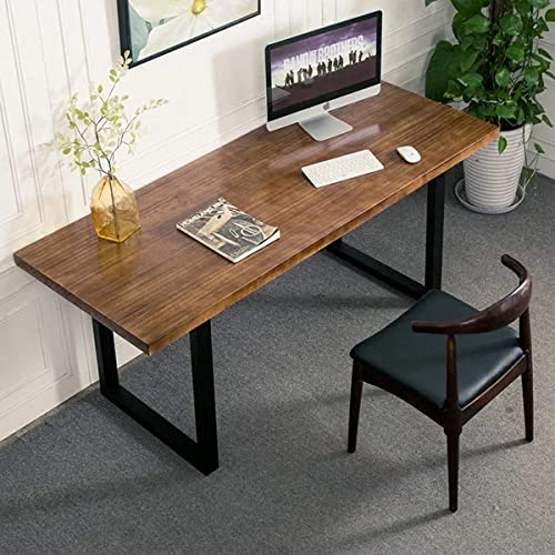 Taelakeni 28 Inch Metal Desk Table Legs, Heavy Duty Industrial Style Dinning Table Leg with Adjustment Feet Pads - color: Square, size: 28 IN