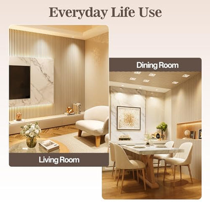 4 Pack Acoustic Wood Panels for Wall 94.48" x 12.79" Soundproof - color: Oak, size: 94" x 12" (4 PCs)