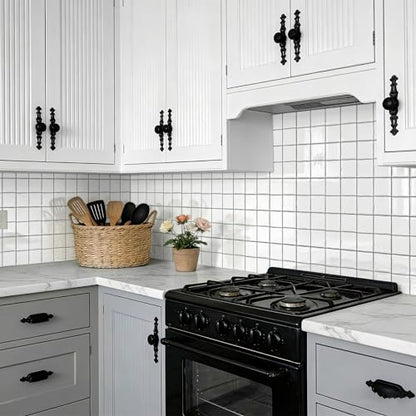 VICCI Peel and Stick Backsplash, 6" x 6", 20-Sheet - color: White