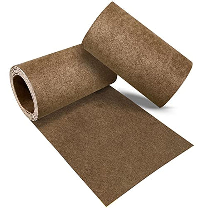 Velvet Repair Patch, Self-Adhesive Flannel Fabric Patch, Multi Colors, Microfiber Patch，Can be Used to Patch Sofas, Car Seats, Handbags, Jacket Holes and Tears (Brown) - color: Brown, size: 4" x 30"-2 ROLLS