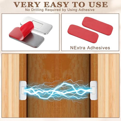 6 Pack Cabinet Magnetic Catch, Ultra Thin Door Catch